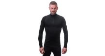 Obrázek k výrobku 6791 - SENSOR MERINO DF pánské triko dl.rukáv zip černá
