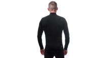 Obrázek k výrobku 6791 - SENSOR MERINO DF pánské triko dl.rukáv zip černá