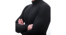 Obrázek k výrobku 6791 - SENSOR MERINO DF pánské triko dl.rukáv zip černá
