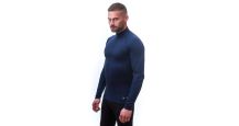 Obrázek k výrobku 6707 - SENSOR MERINO DF pánské triko dl.rukáv zip deep blue