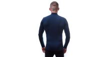 Obrázek k výrobku 6707 - SENSOR MERINO DF pánské triko dl.rukáv zip deep blue