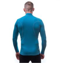Obrázek k výrobku 5079 - Sensor Merino DF pánské triko dl.rukáv zip modrá