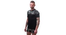 Obrázek k výrobku 5343 - SENSOR MERINO IMPRESS pánské triko kr. rukáv černá/camo