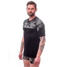 Obrázek k výrobku 5336 - SENSOR MERINO IMPRESS pánské triko kr. rukáv černá/honeycomb
