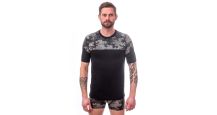 Obrázek k výrobku 5336 - SENSOR MERINO IMPRESS pánské triko kr. rukáv černá/honeycomb