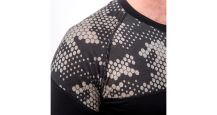 Obrázek k výrobku 5336 - SENSOR MERINO IMPRESS pánské triko kr. rukáv černá/honeycomb