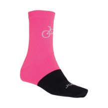 Obrázek k výrobku 4648 - Sensor ponožky Tour merino růžová/černá