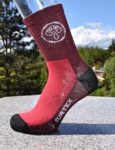 Obrázek k výrobku 3339 - Tenké ponožky SURTEX pro děti 50Merino vínové