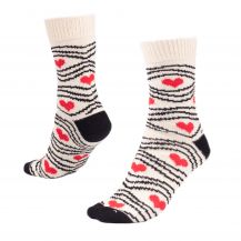 Obrázek k výrobku 3573 - Vlněné ponožky z Valašska SRDCE